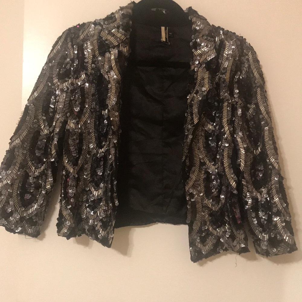 Topshop sequin blazer